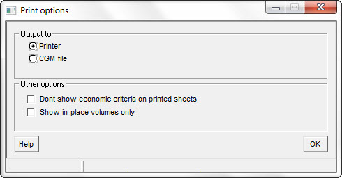 Print Options Print Options